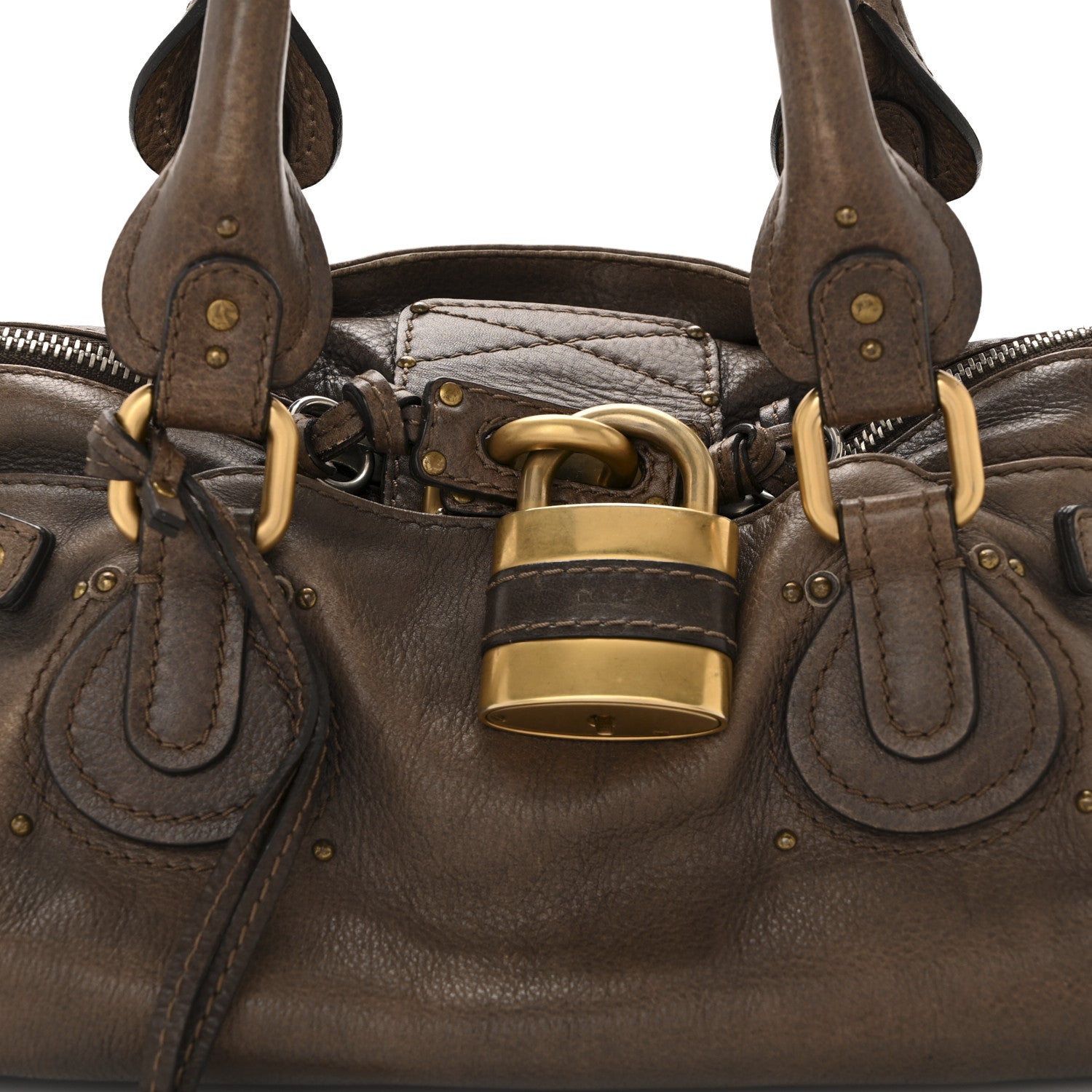 Chloe Calfskin Medium Paddington Satchel Chocolate 8 of 14