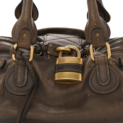 Chloe Calfskin Medium Paddington Satchel Chocolate 8 of 14
