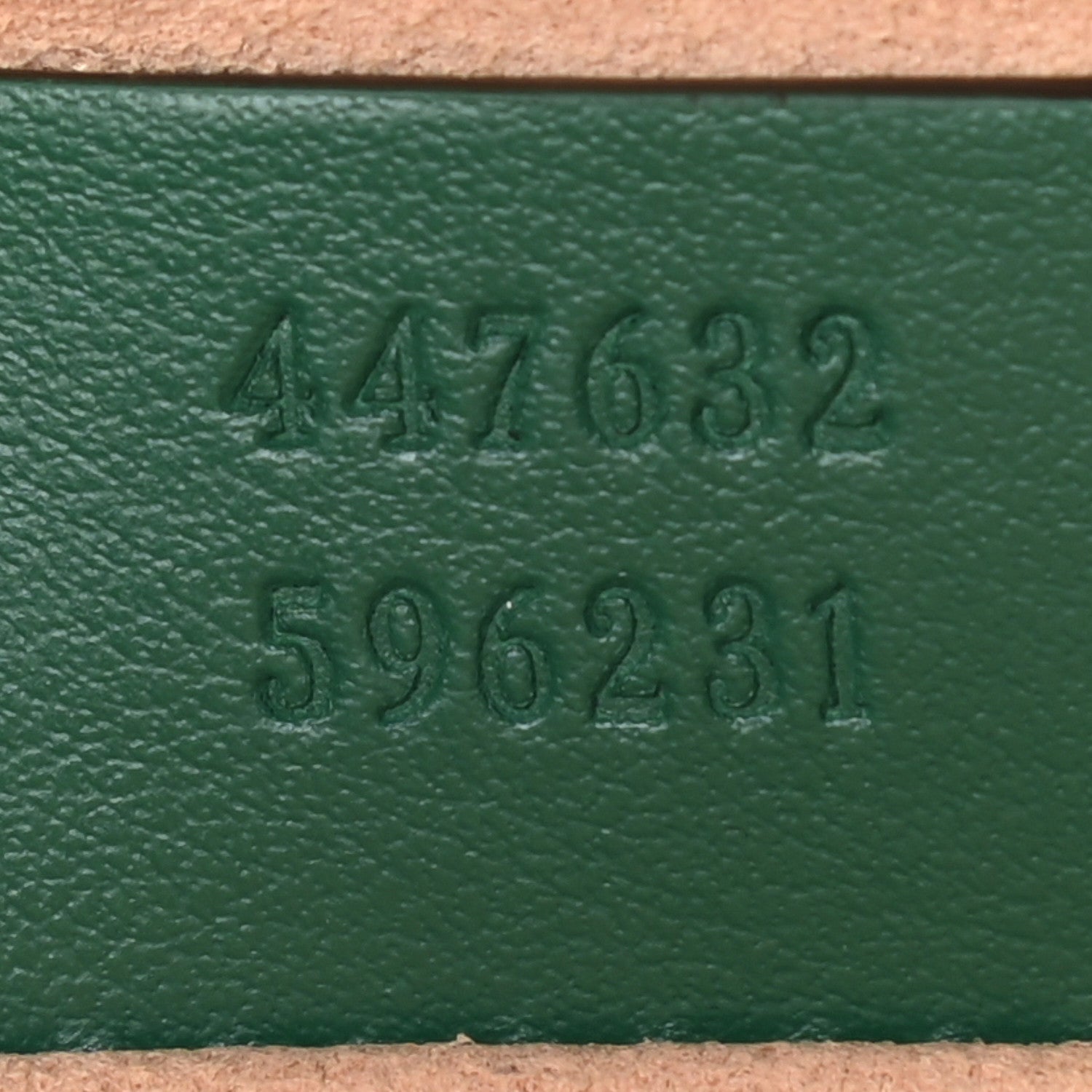 Gucci Calfskin Matelasse Small GG Marmont Chain Shoulder Bag Emerald Green 7 of 9