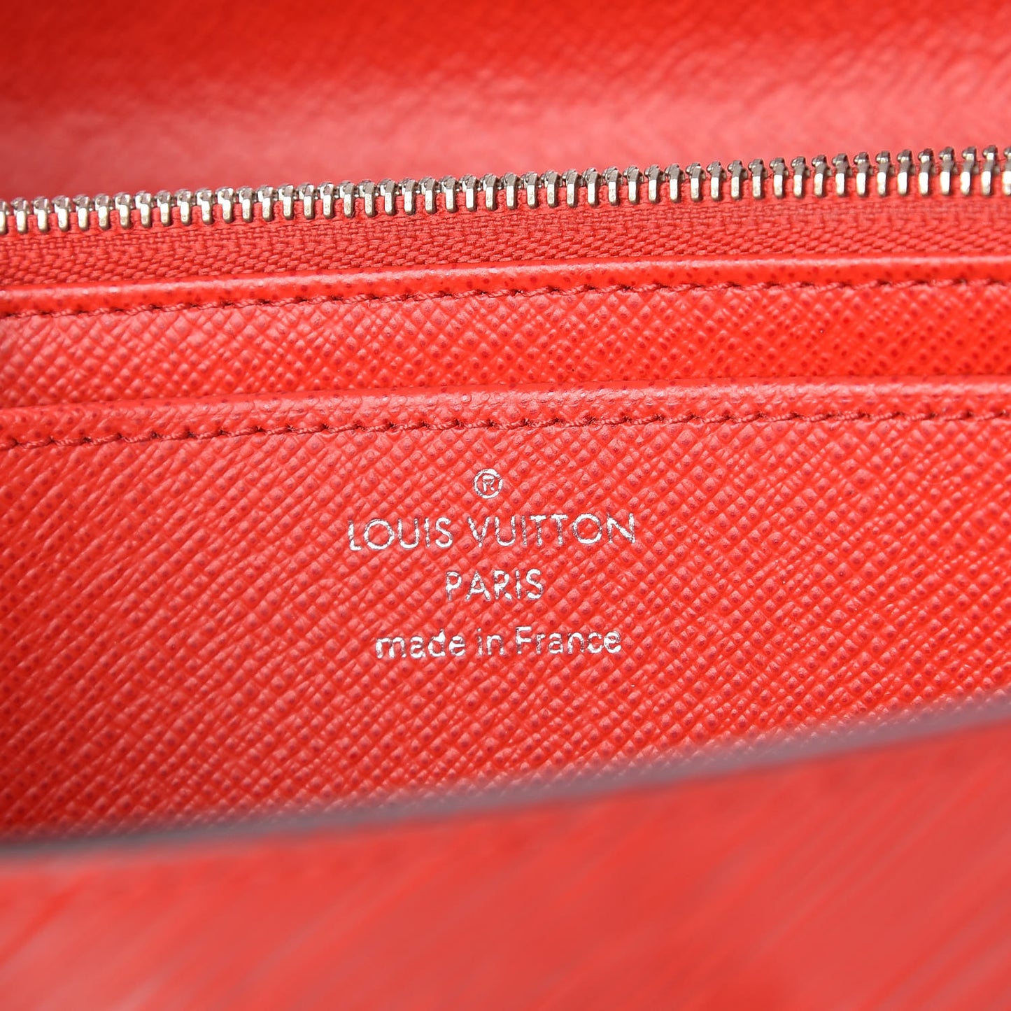 Epi Twist Wallet Coquelicot
