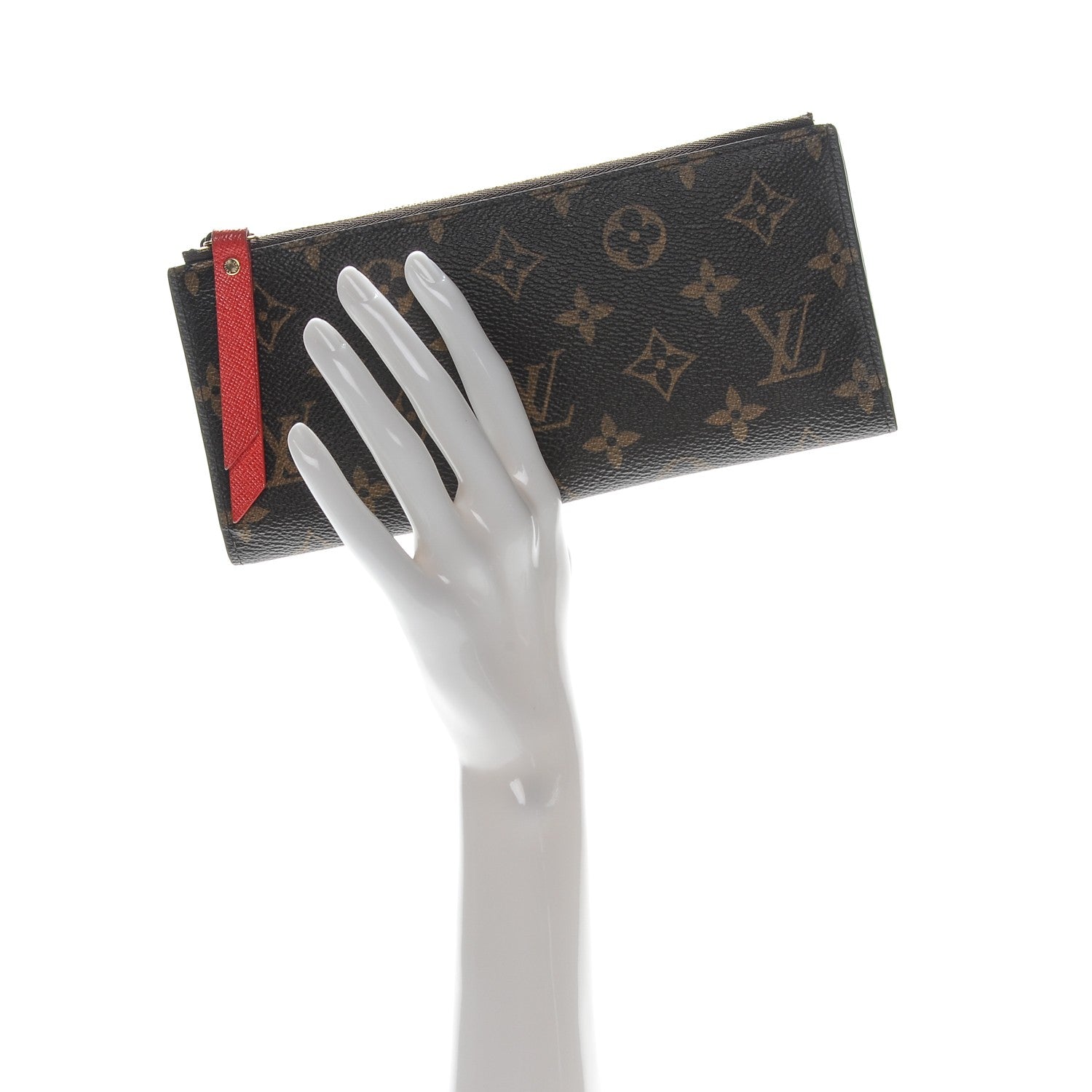 Louis Vuitton Monogram Adele Wallet Coquelicot 2 of 7