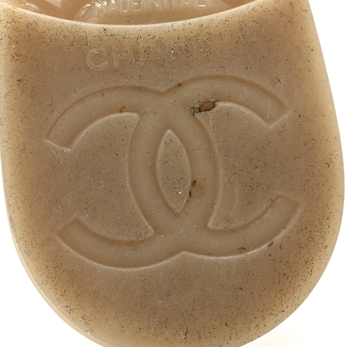 Jelly Camellia Thong Sandals 37 Beige