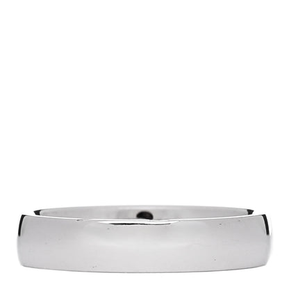 Hermes 18K White Gold Diamond Ever Herakles Wedding Band Ring 48 4.5 3 of 5