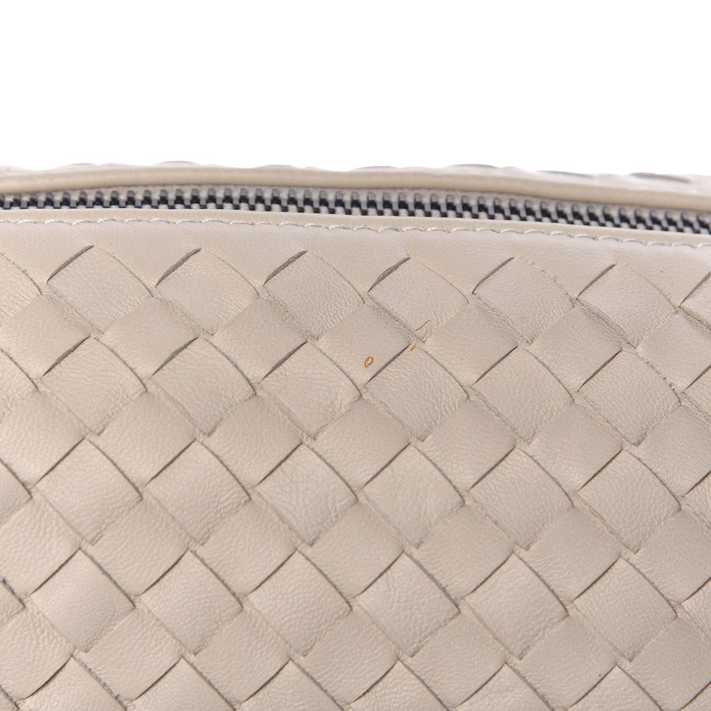Nappa Intrecciato Small Shoulder Bag White