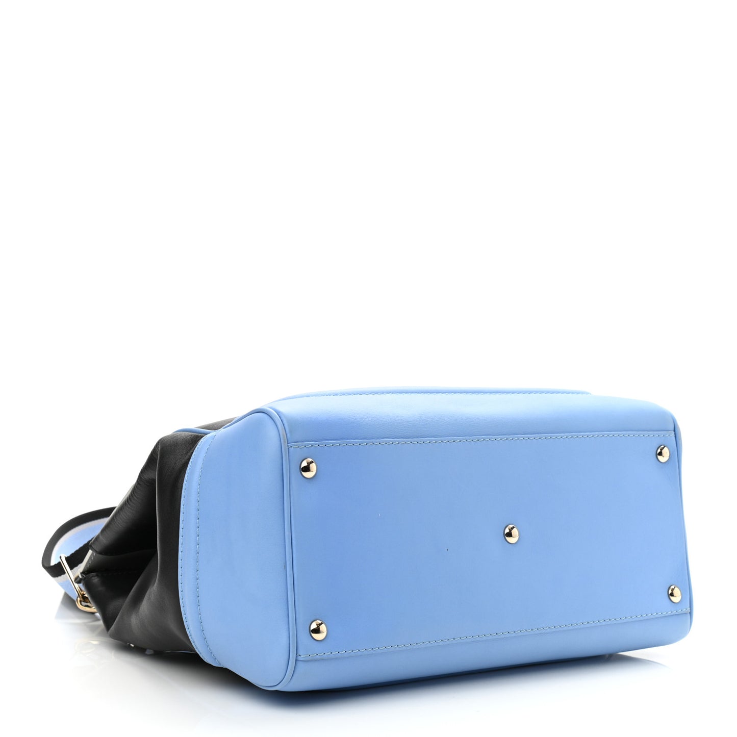 Calfskin Large Palazzo Empire Bag Blue Multicolor