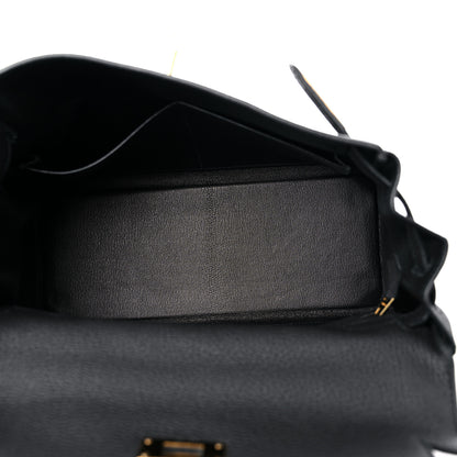 Hermes Togo Kelly Retourne 28 Black 5 of 9