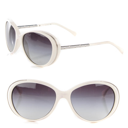 Chanel CC Sunglasses 6037 White 1 of 8