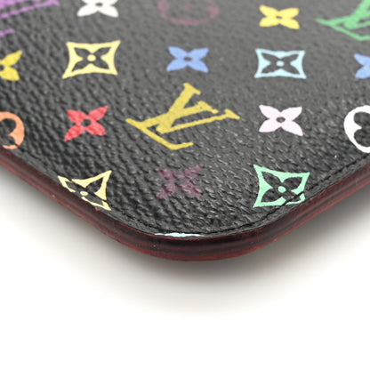 Louis Vuitton Monogram Multicolor Key Pouch Black Grenade 8 of 10