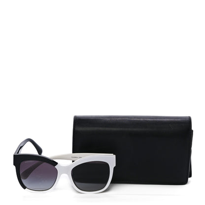 Chanel Acetate CC Sunglasses 9081 White Black 7 of 7