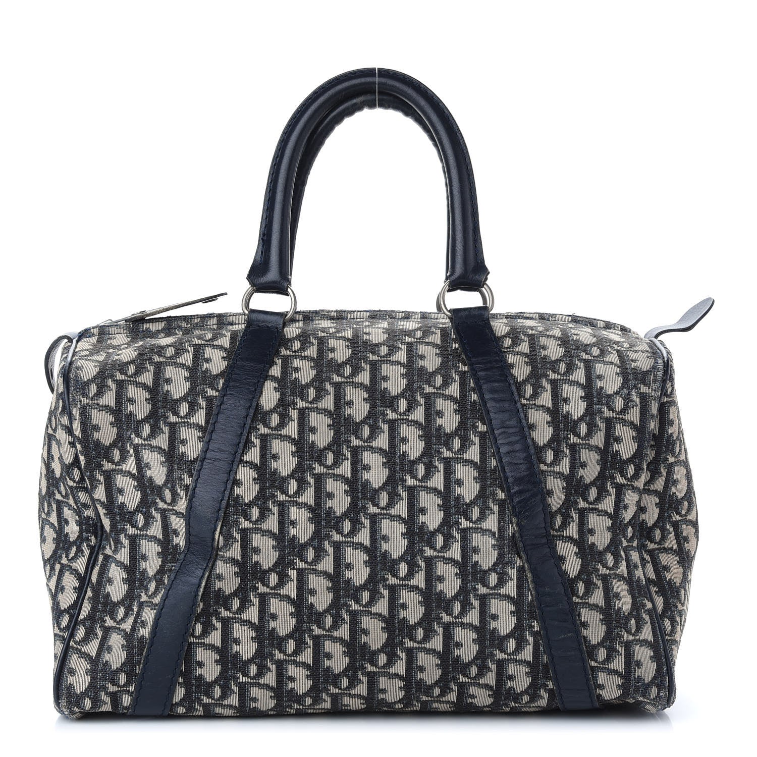Christian Dior Monogram Boston Navy Blue 1 of 15