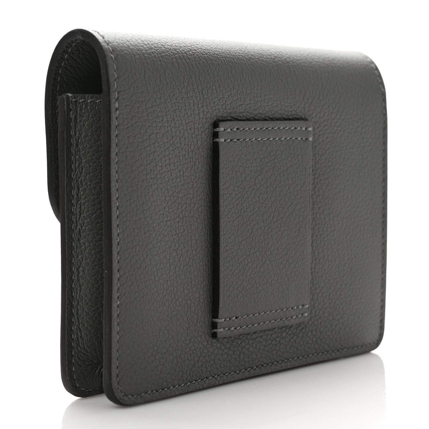 Hermes Evercolor Roulis Slim Wallet Gris Meyer 4 of 8