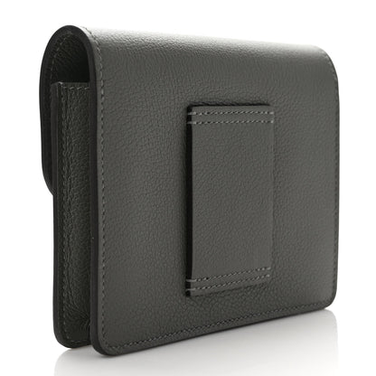 Hermes Evercolor Roulis Slim Wallet Gris Meyer 4 of 8