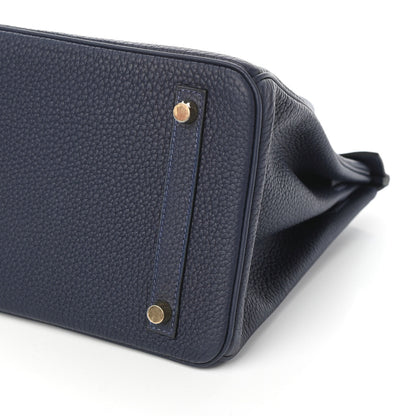 Hermes Togo Birkin 30 Bleu Nuit 7 of 11