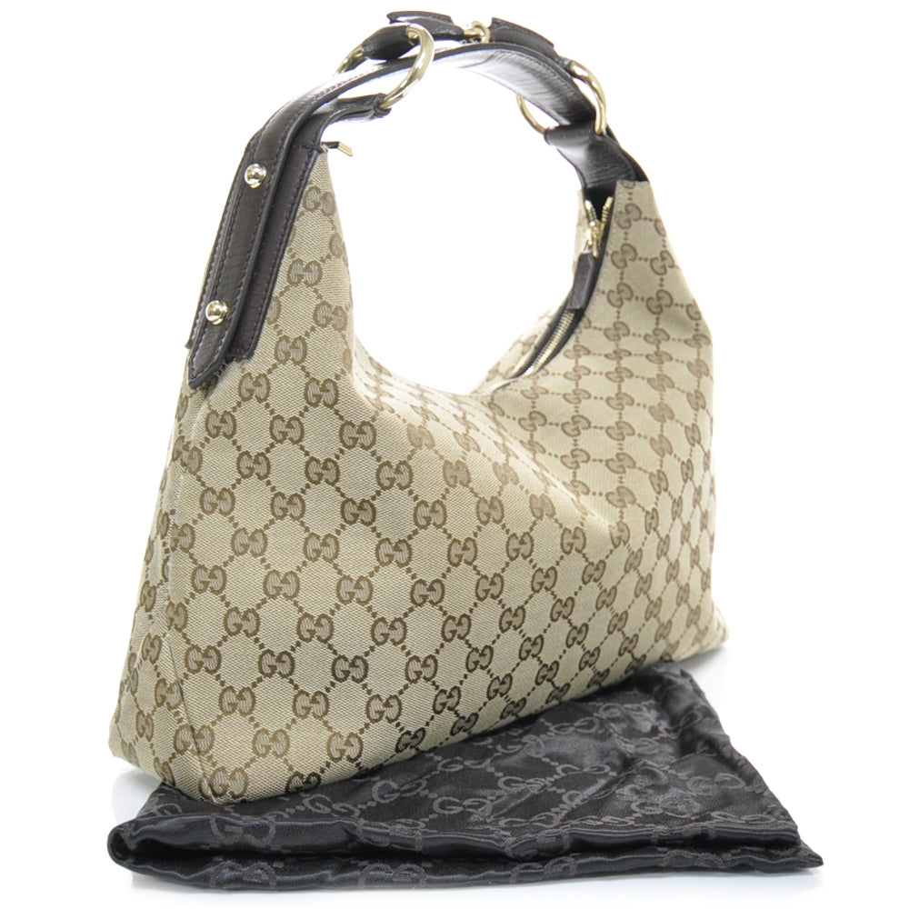 Monogram Medium Horsebit Chain Hobo