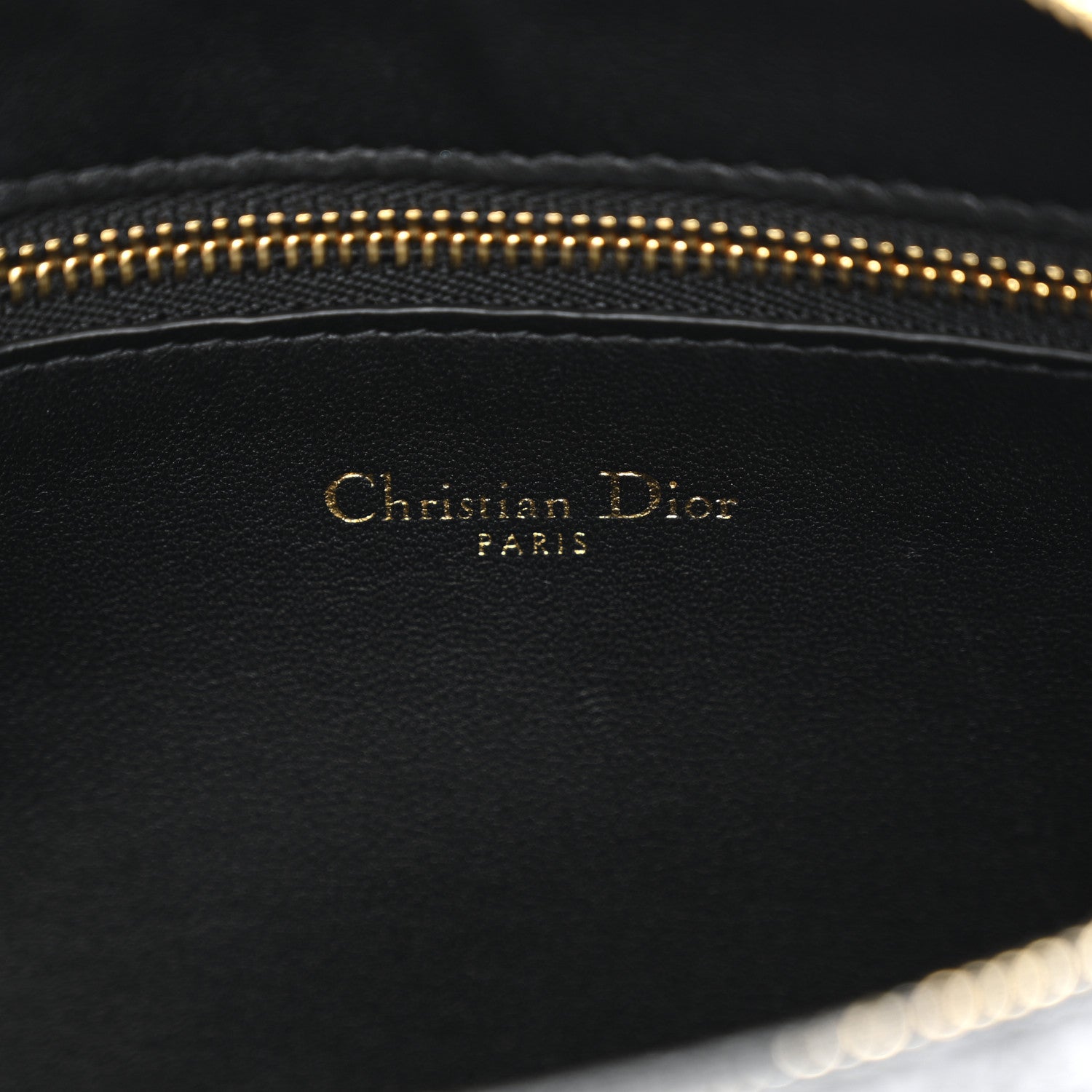 Christian Dior Supple Calfskin Caro Double Pouch Black 1846245