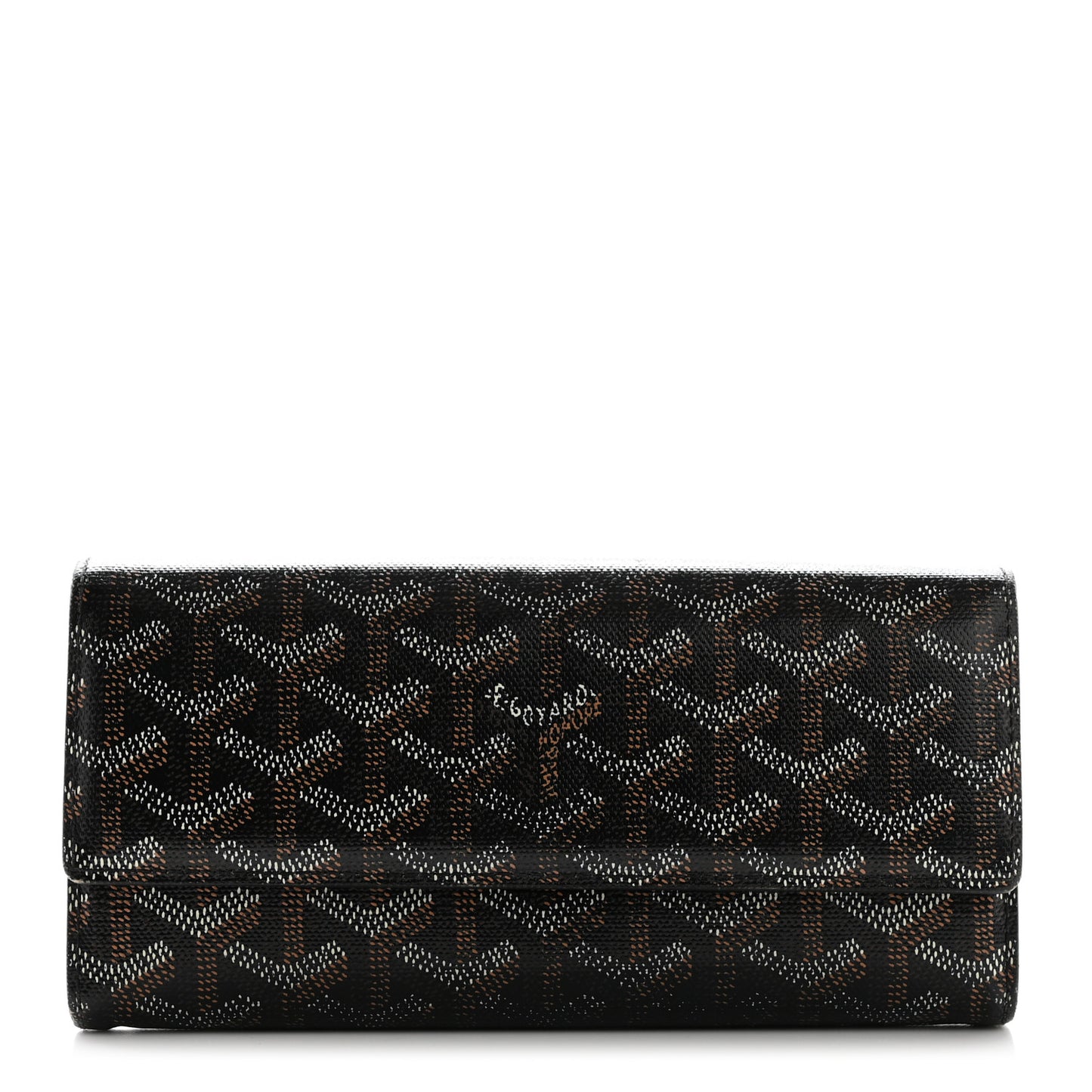 Goyardine Varenne Long Wallet Black