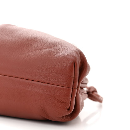 Bottega Veneta Butter Calfskin The Mini Pouch Rust 10 of 10