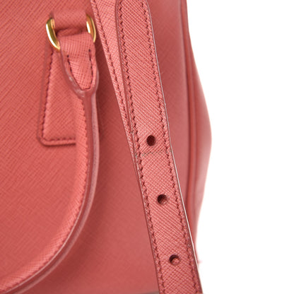Prada Saffiano Mini Galleria Double Zip Tote Tamaris 10 of 13