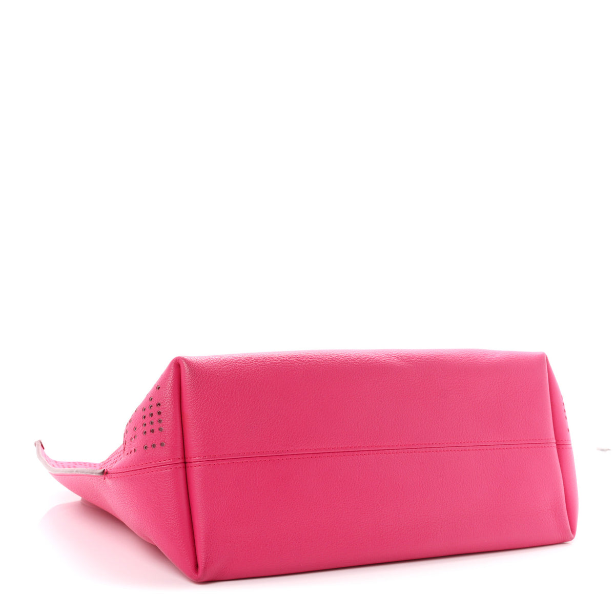 Christian Dior Calfskin Perforated Cannage Dioriva Tote Hot Pink 4 of 13