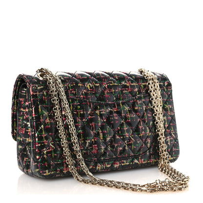 Chanel Tweed Printed Lambskin Quilted 2.55 Reissue 225 Flap Multicolor 3 of 13