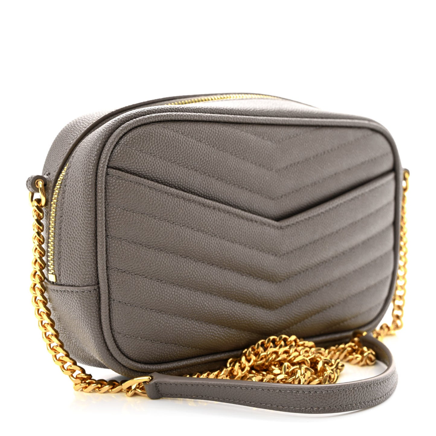 Grain De Poudre Matelasse Monogram Mini Lou Camera Bag Fog