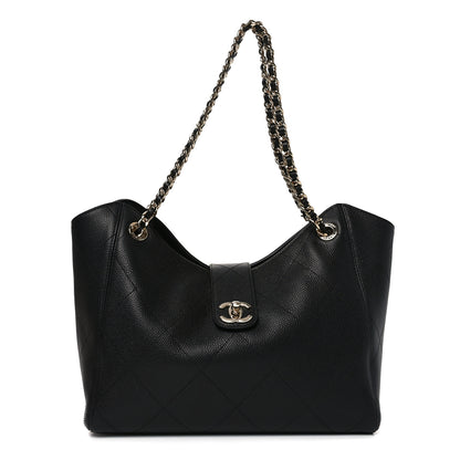 Chanel Grained Calfskin Large Shopping Bag Black 1 of 12