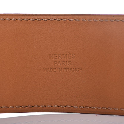 Hermes Barenia Collier De Chien CDC Bracelet L Fauve 4 of 9