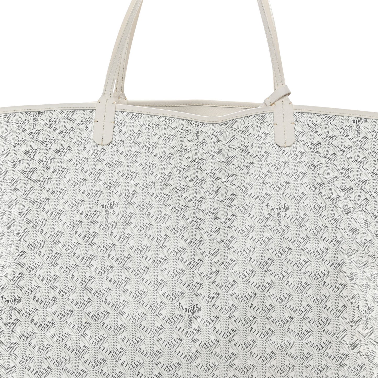 Goyardine Reversible Anjou GM White