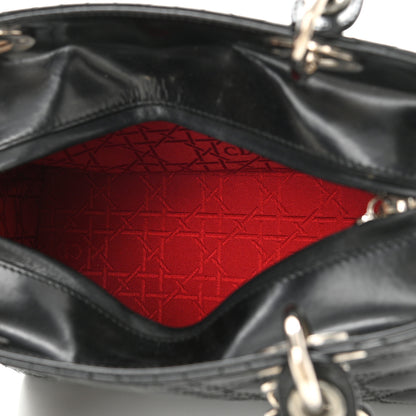 Christian Dior Patent Cannage Medium Lady Dior Black 4 of 10
