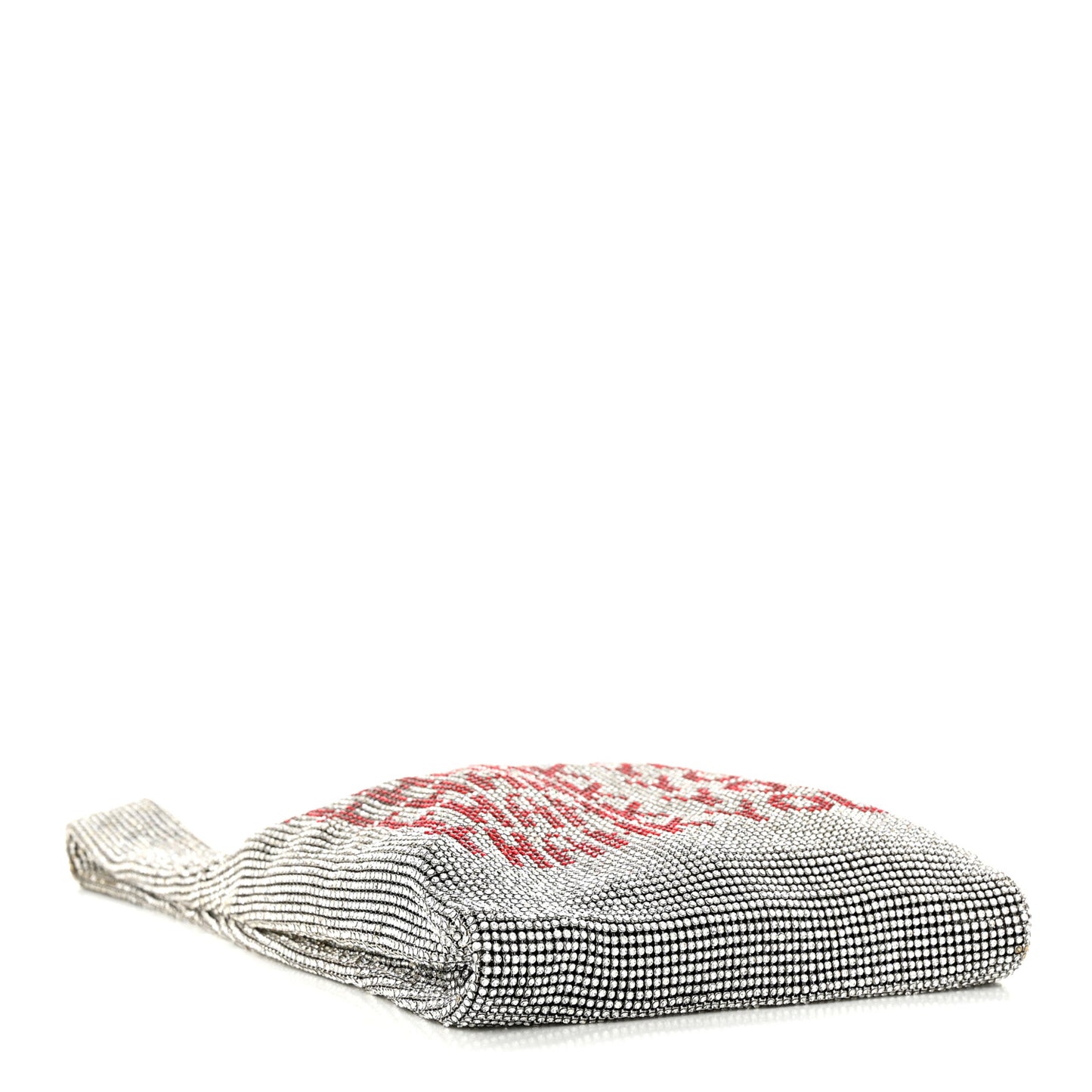 Crystal Wanglock Mini Shopper Silver