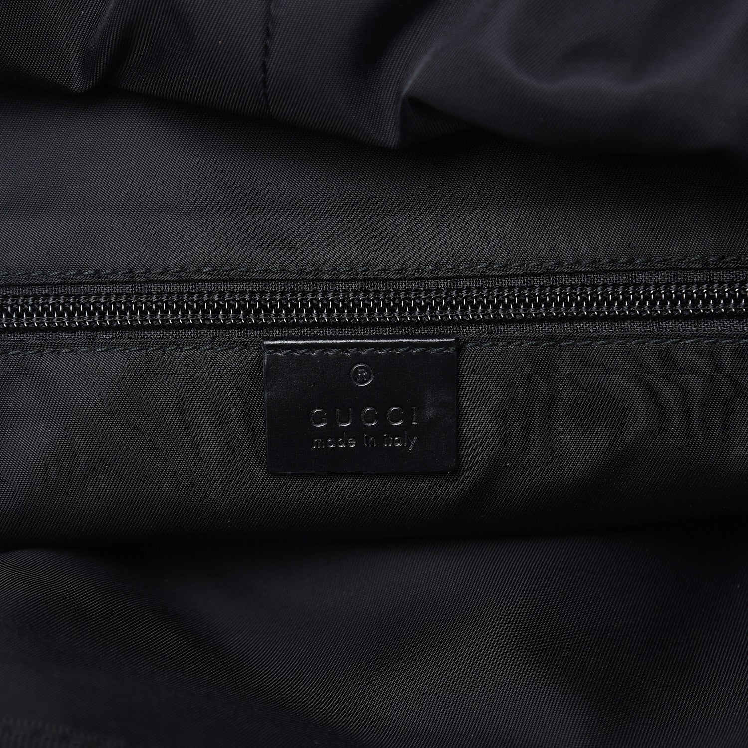 Gucci Coated Canvas Interlocking G Double Buckle Backpack Black 6 of 13