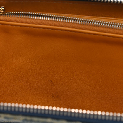 Louis Vuitton Monogram Denim Zippy Wallet Blue 7 of 7