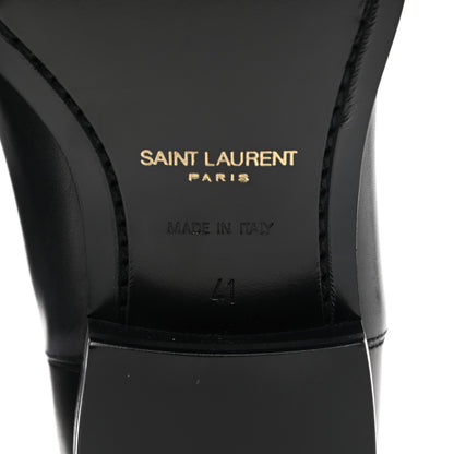 Saint Laurent Calfskin Mens Wyatt Chelsea Boots 41 Black 6 of 9