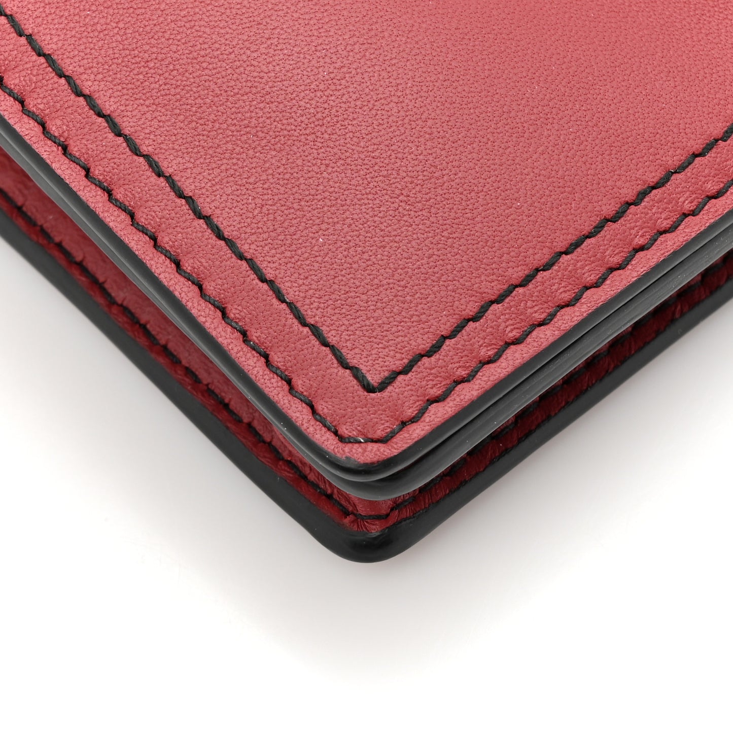 Nappa Intrecciato Ellittica Chain Wallet Baccara Rose