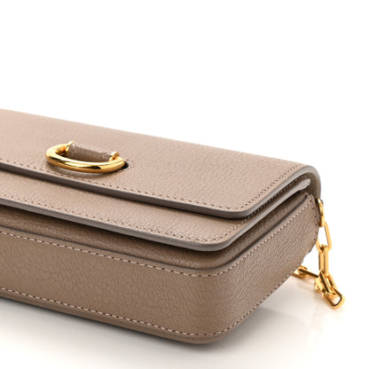 Burberry Goatskin Mini Hayes D-Ring Crossbody Bag Beige 8 of 8