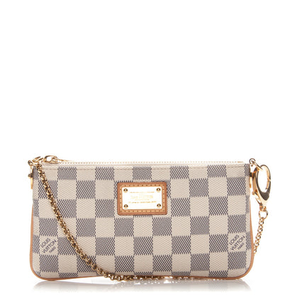 Louis Vuitton Damier Azur Pochette Milla MM 1 of 7