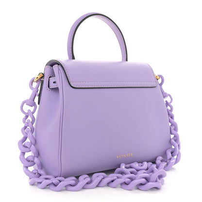 Versace Calfskin Medusa Small Top Handle Handbag Lilac 3 of 11