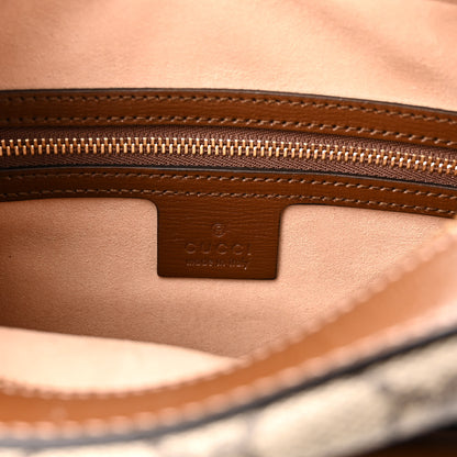 Gucci GG Supreme Monogram Small Horsebit 1955 Shoulder Bag Beige Brown Sugar 6 of 10