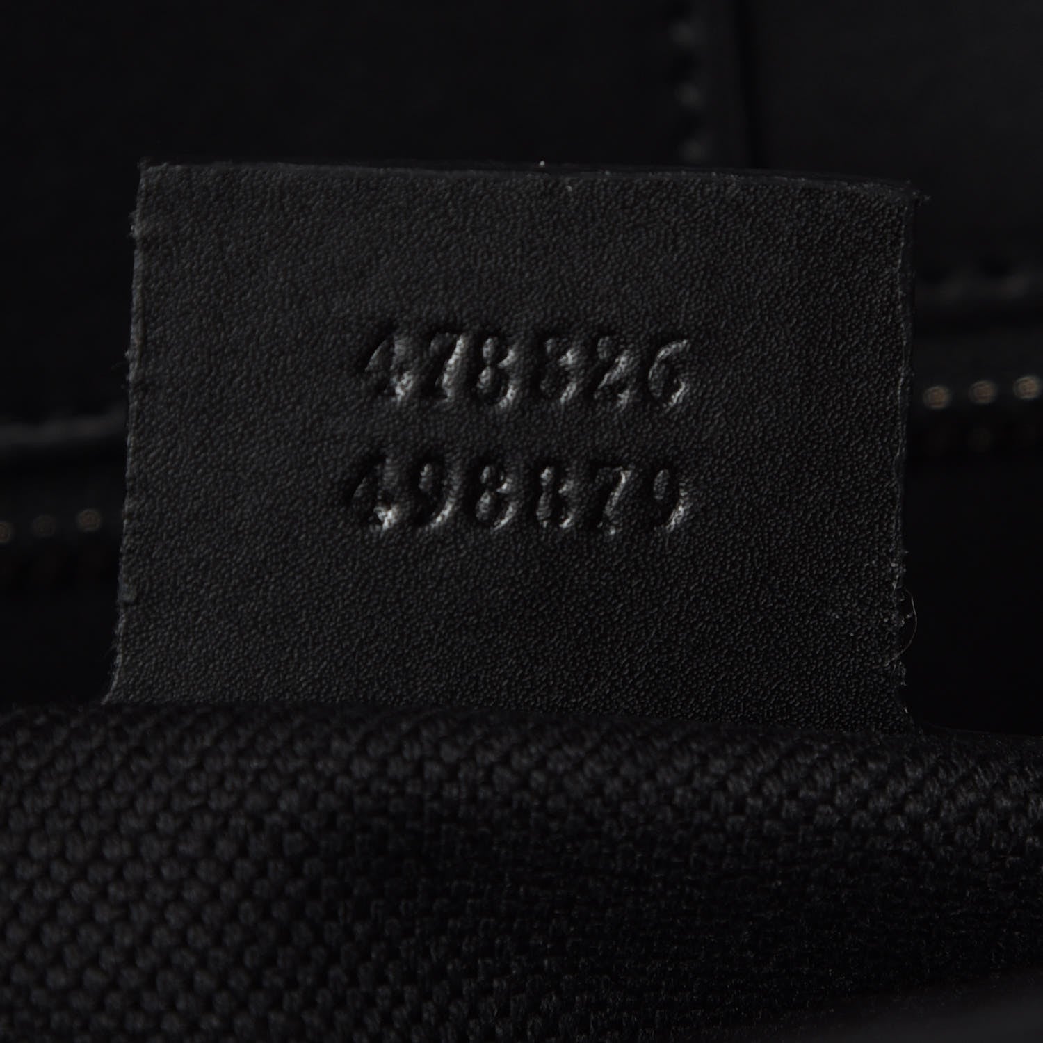 Gucci GG Supreme Monogram Web Angry Cat Embroidered Vertical Tote Black Grey 9 of 9