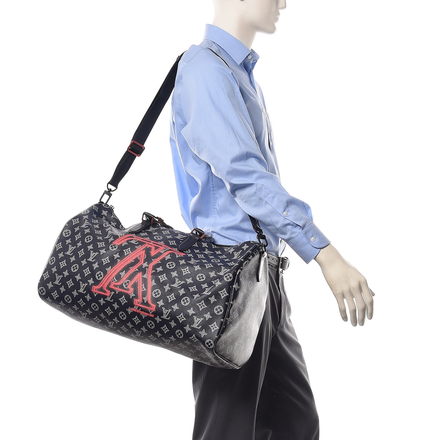 Monogram Upside Down Keepall Bandouliere 50 Ink
