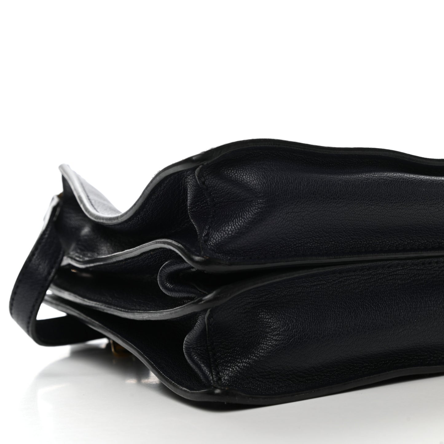 Goatskin Madras Tote Black