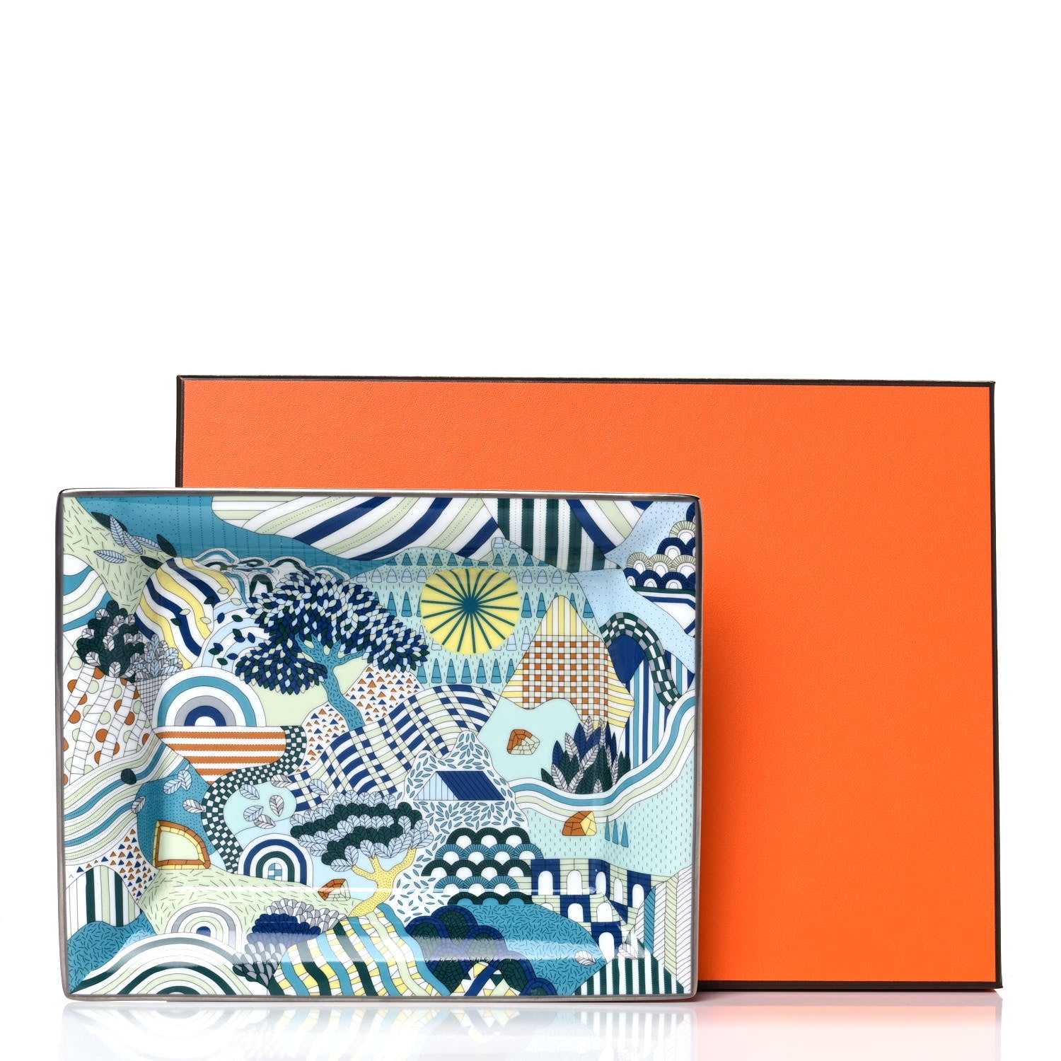 Hermes Porcelain Semmering Change Tray 8 of 8