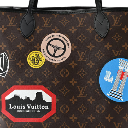 Louis Vuitton Monogram My LV World Tour Neverfull MM 9 of 11