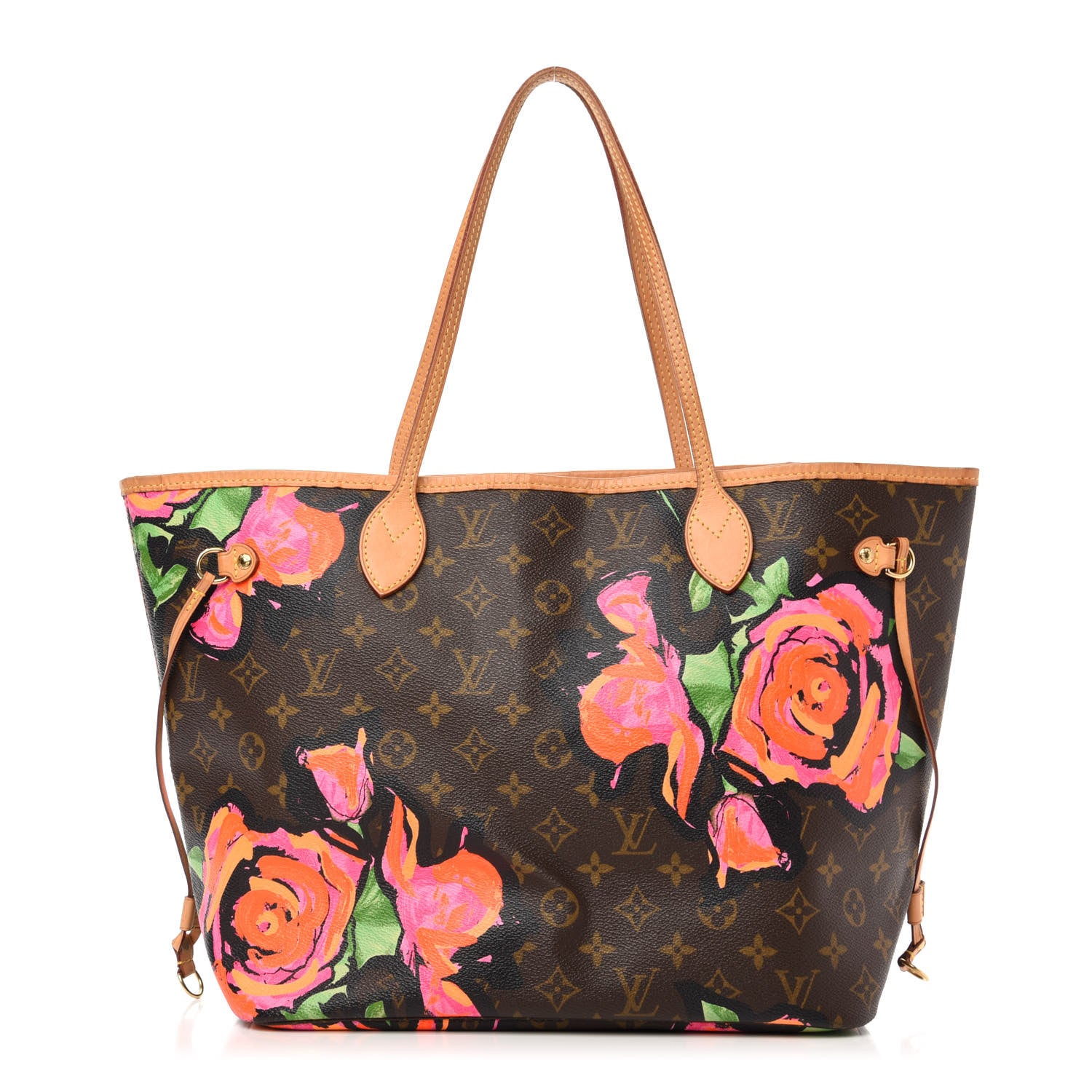 Louis Vuitton Monogram Roses Neverfull MM 1 of 11
