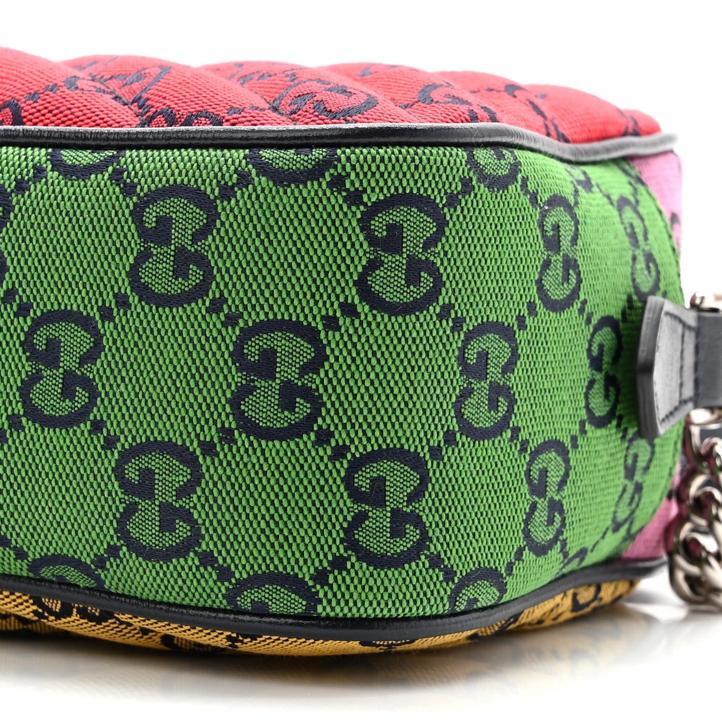 Monogram Multicolor Matelasse Diagonal Small GG Marmont Chain Shoulder Bag Red Blue Yellow Green Pink