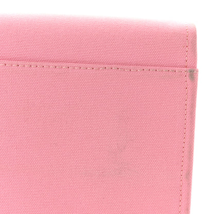Versace Canvas Suppler Calfskin Cabas GV Signature Tote Pink 10 of 12