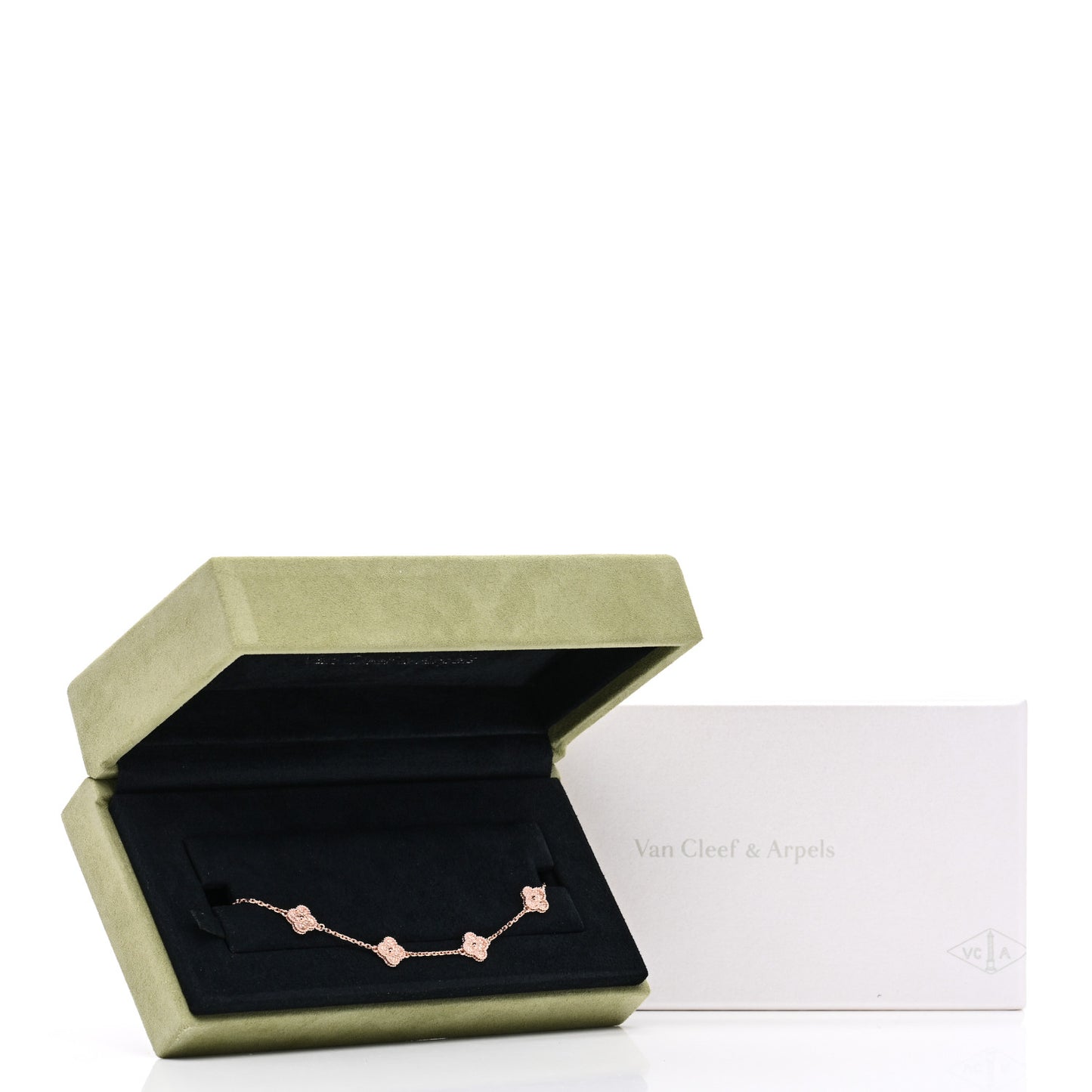18K Rose Gold 6 Motifs Sweet Alhambra Bracelet