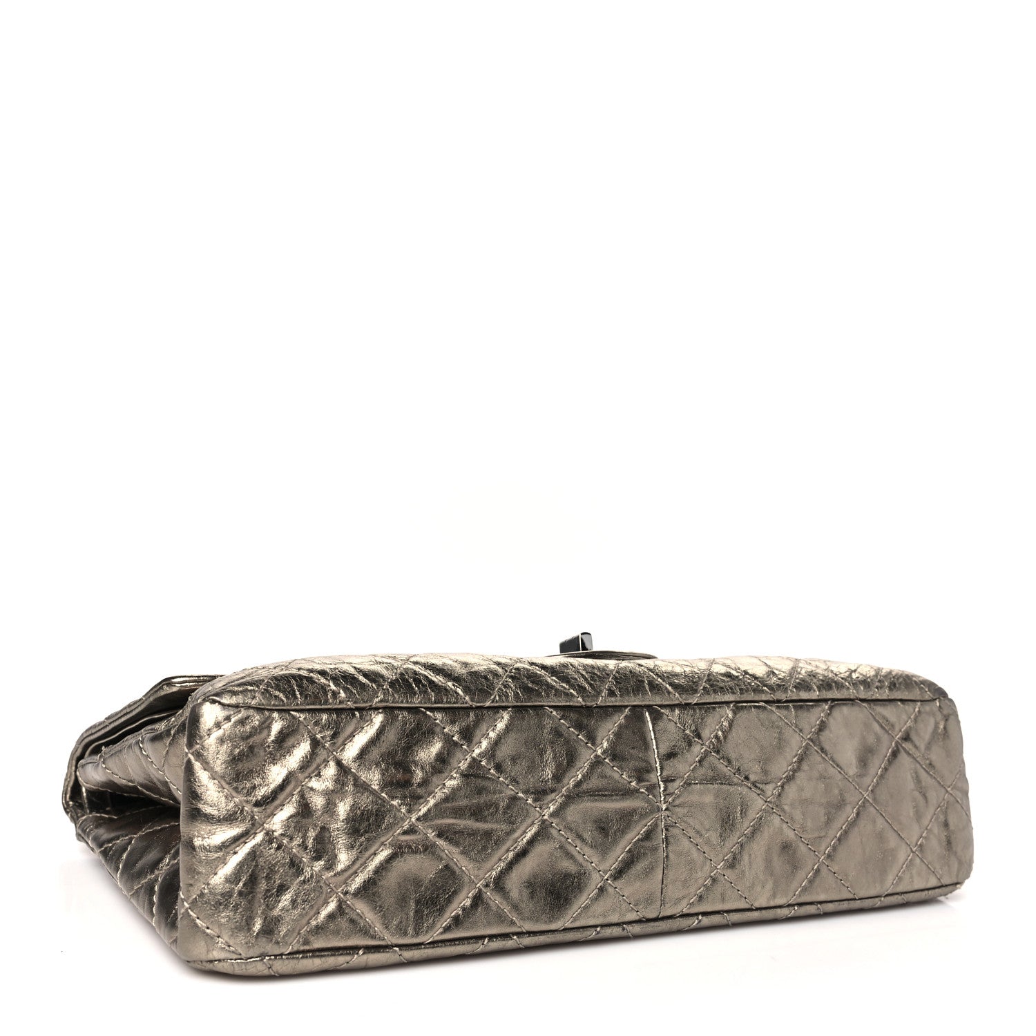 Chanel Metallic Aged Calfskin Quilted 2.55 Reissue 227 Flap Gold 4 of 11