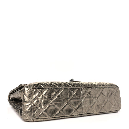 Chanel Metallic Aged Calfskin Quilted 2.55 Reissue 227 Flap Gold 4 of 11