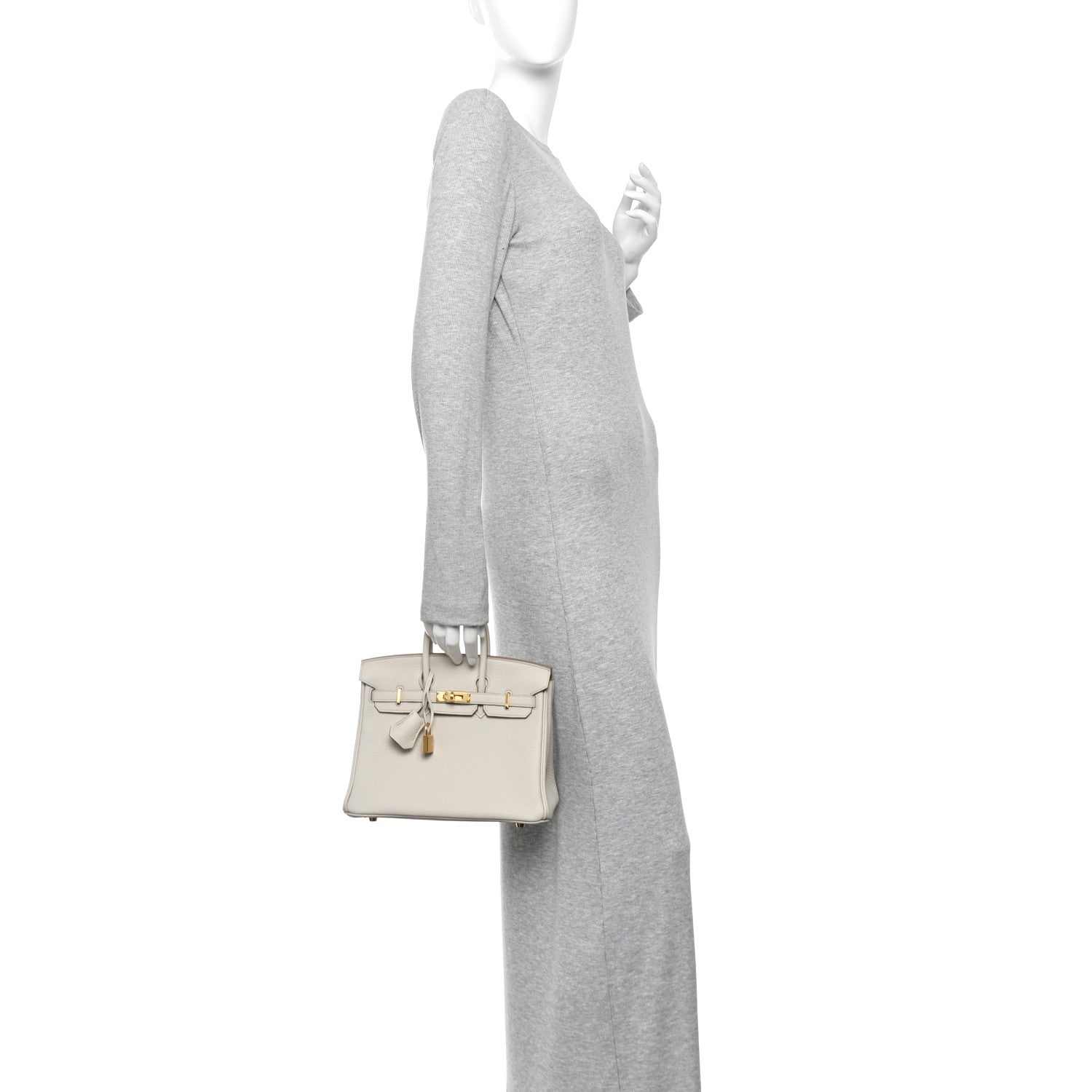 Hermes Togo Birkin 25 Beton 2 of 12